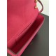 Fendi C’mon Medium leather and full-grain leather bag Pink High