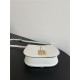 Fendi C’mon Medium leather and full-grain leather bag White High