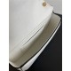 Fendi C’mon Medium leather and full-grain leather bag White High