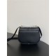 Fendi C’mon Medium leather and full-grain leather bag Black High