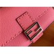 BAGUETTE Selleria bag with oversized topstitching Pink High