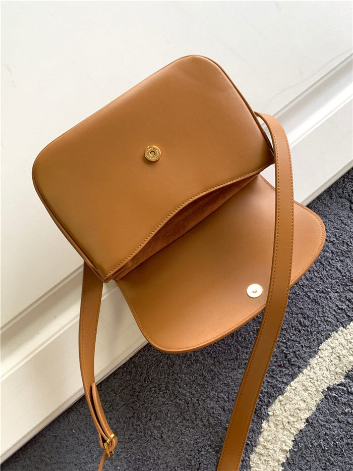 CHARLIE MEDIUM SHOULDER BAG IN SMOOTH LEATHER High