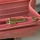 Chanel Wallet on Chain AP3504 Lambskin, Imitation Pearls, Enamel & Gold-Tone Metal Pink A