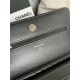 Classic Wallet on Chain AP0250 Lambskin Black Silver Metal B