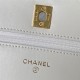 Chanel Wallet on Chain AP3504 Lambskin, Imitation Pearls, Strass & Gold-Tone Metal White A