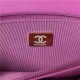 Chanel Wallet on Chain AP3504 Lambskin, Imitation Pearls, Strass & Gold-Tone Metal Fuchsia A