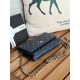 Classic Wallet on Chain AP0250 Lambskin Navy Gold Metal B