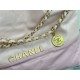 Chanel 22 MEDIUM HANDBAG Patchwork Shiny Calfskin & Gold-Tone Metal AS3261 High