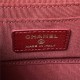 Chanel CLUTCH WITH CHAIN AP3513 Lambskin, Imitation Pearls, Enamel & Gold-Tone Metal Burgundy High