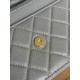 Classic Wallet on Chain AP0250 Lambskin Grey Gold Metal B