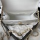 Chanel CLUTCH WITH CHAIN AP3513 Lambskin, Imitation Pearls, Strass & Gold-Tone Metal White High