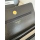 Classic Wallet on Chain AP0250 Grained Calfskin Black Gold Metal B