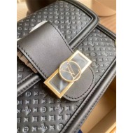 Louis Vuitton DAUPHINE MM Calfskin M22276 Black High