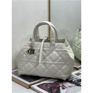 DIOR TOUJOURS BAG MEDIUM Macrocannage Calfskin Latte High