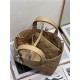 SMALL DIOR TOUJOURS BAG Macrocannage Calfskin Tan High