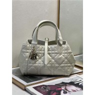 SMALL DIOR TOUJOURS BAG Macrocannage Calfskin Latte High