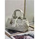 SMALL DIOR TOUJOURS BAG Macrocannage Calfskin Latte High