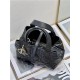 SMALL DIOR TOUJOURS BAG Macrocannage Calfskin Black High