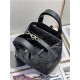 DIOR TOUJOURS BAG SMALL Macrocannage Calfskin Black High