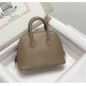 Hermes Bolide Mini Bag Evercolor calfskin WAX Gri Elephant Silver-Metal High