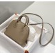 Hermes Bolide Mini Bag Evercolor calfskin WAX Gri Elephant Gold-Metal High