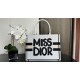 MEDIUM Dior BOOK TOTE Miss Dior Graffiti Embroidery High