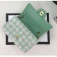 Chanel Mini Classic Flap Bag Tweed Green High