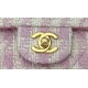 Chanel Mini Classic Flap Bag Tweed Pink-3 High