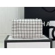 Chanel Mini Classic Flap Bag Tweed White High