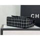 Chanel Mini Classic Flap Bag Tweed Black High