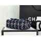 Chanel Mini Classic Flap Bag Tweed Navy-Blue High