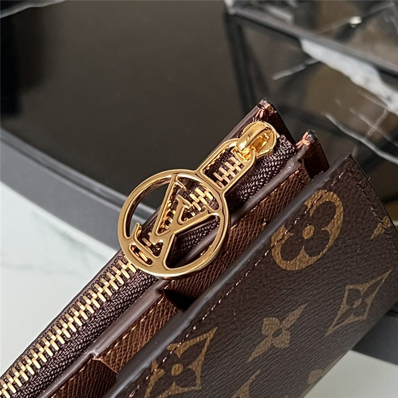 Louis Vuitton Lisa Wallet Monogram Canvas M82415 Brown High