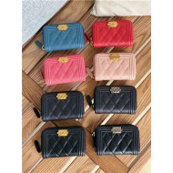 Chanel Boy chanel zipped coin purse A80602 High