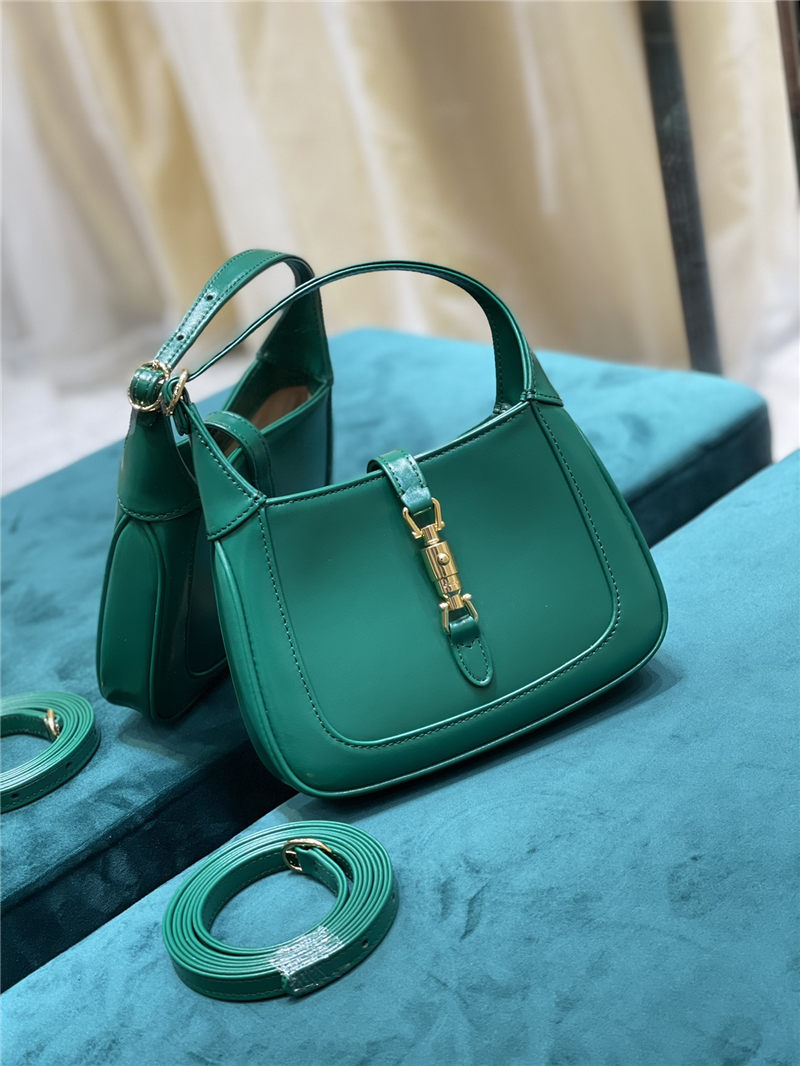 Jackie 1961 mini shoulder bag 637091 leather green High