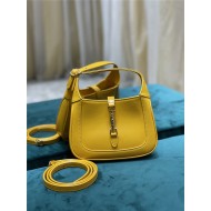 Jackie 1961 mini shoulder bag 637091 leather yellow High