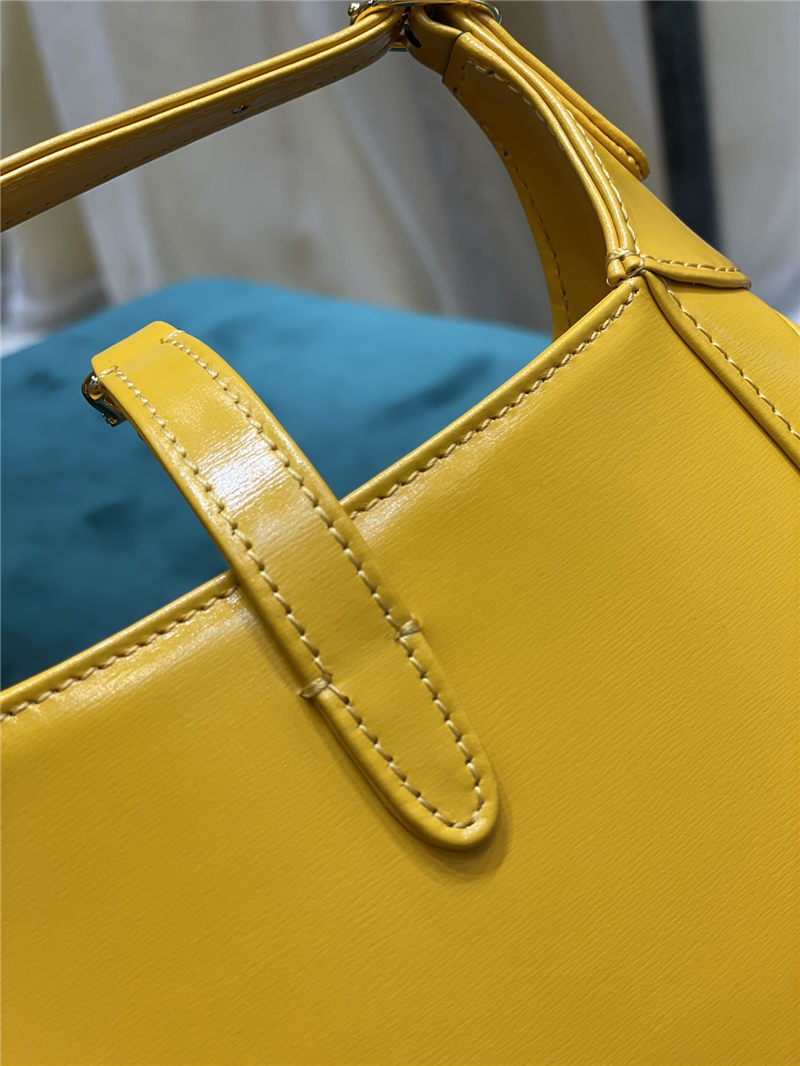 Jackie 1961 mini shoulder bag 637091 leather yellow High