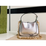 Jackie 1961 mini shoulder bag 675799 leather Silver High