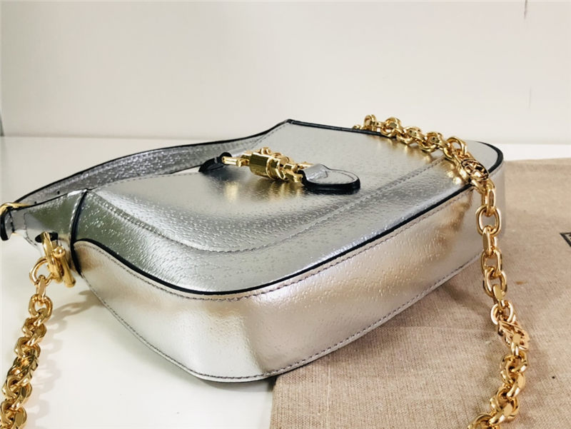 Jackie 1961 mini shoulder bag 675799 leather Silver High