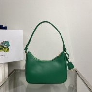 Prada Re-Edition Saffiano leather mini bag 1BC204 Green High