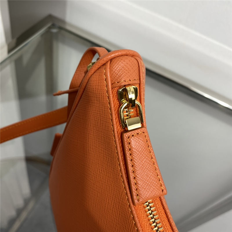 Prada Re-Edition Saffiano leather mini bag 1BC204 Orange High