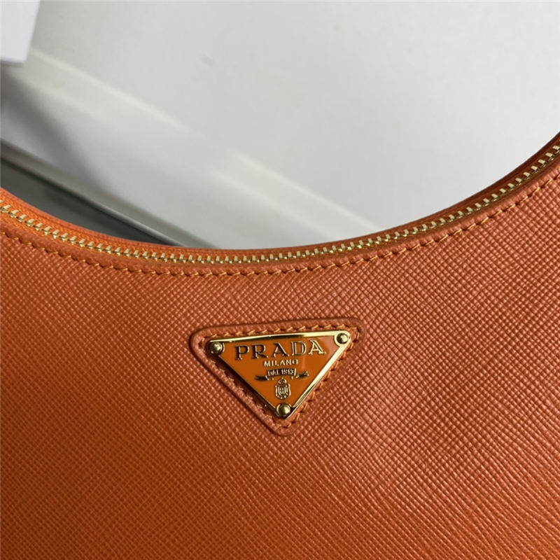 Prada Re-Edition Saffiano leather mini bag 1BC204 Orange High