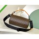 Louis Vuitton Soft Polochon MM Monogram Macassar M46691 High