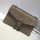 DIONYSUS GG SMALL SHOULDER BAG 400249 Suede Brown high