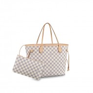 Louis Vuitton Neverfull MM Bag Damier Azur N41361 Top