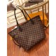 Louis Vuitton Neverfull MM Bag Damier Ebene N41358 Top