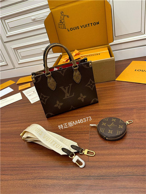 Louis Vuitton ONTHEGO PM Monogram and Monogram Reverse coated canvas M46373 Top