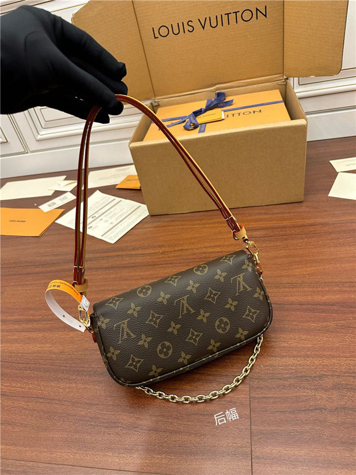 Louis Vuitton WALLET ON CHAIN IVY Monogram coated canvas M81911 Top