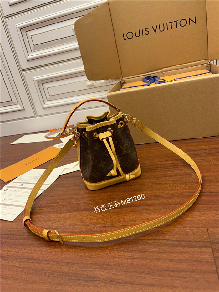 Louis Vuitton Nano Noe Bag Monogram M81266 Top