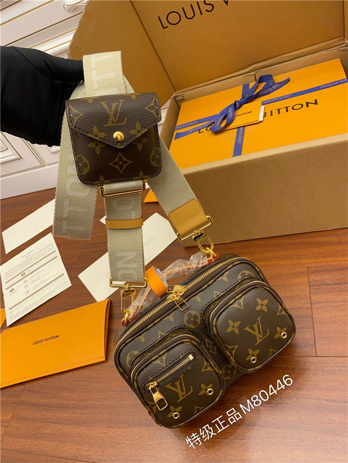 Louis Vuitton UTILITY CROSSBODY Bag Monogram M80446 Top