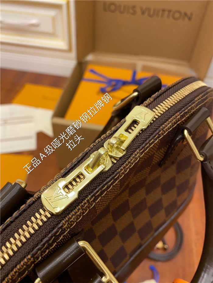 Louis Vuitton Alma BB Bag Monogram Ebene N41221 Top